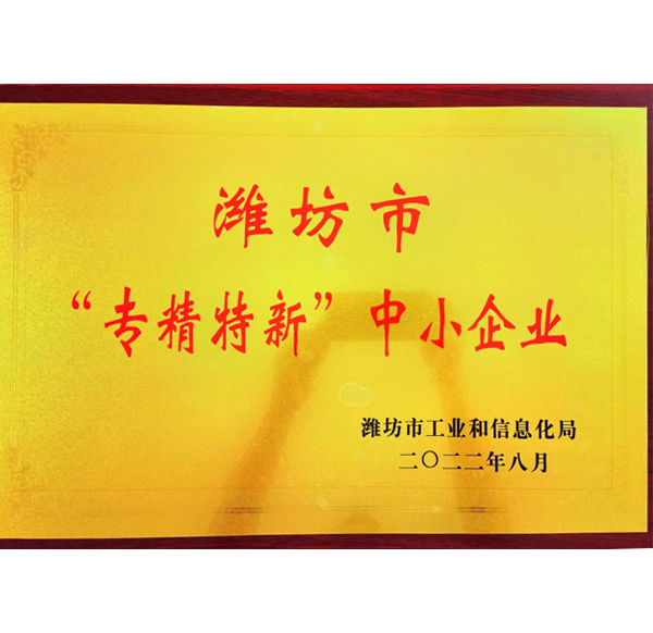 濰坊市專精特新企業(yè) 濰坊市專精特新企業(yè)