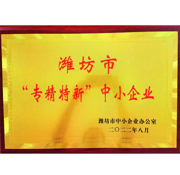 濰坊市專精特新企業(yè) 濰坊市專精特新企業(yè)